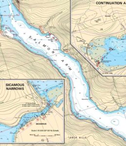 Nautical Chart Swan Hills, AB